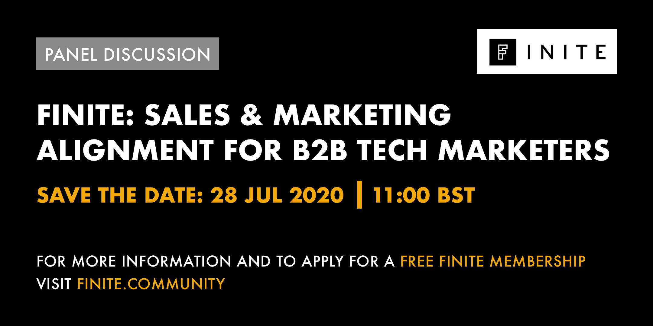 finite july sales & marketing alignment for b2b tech marketers